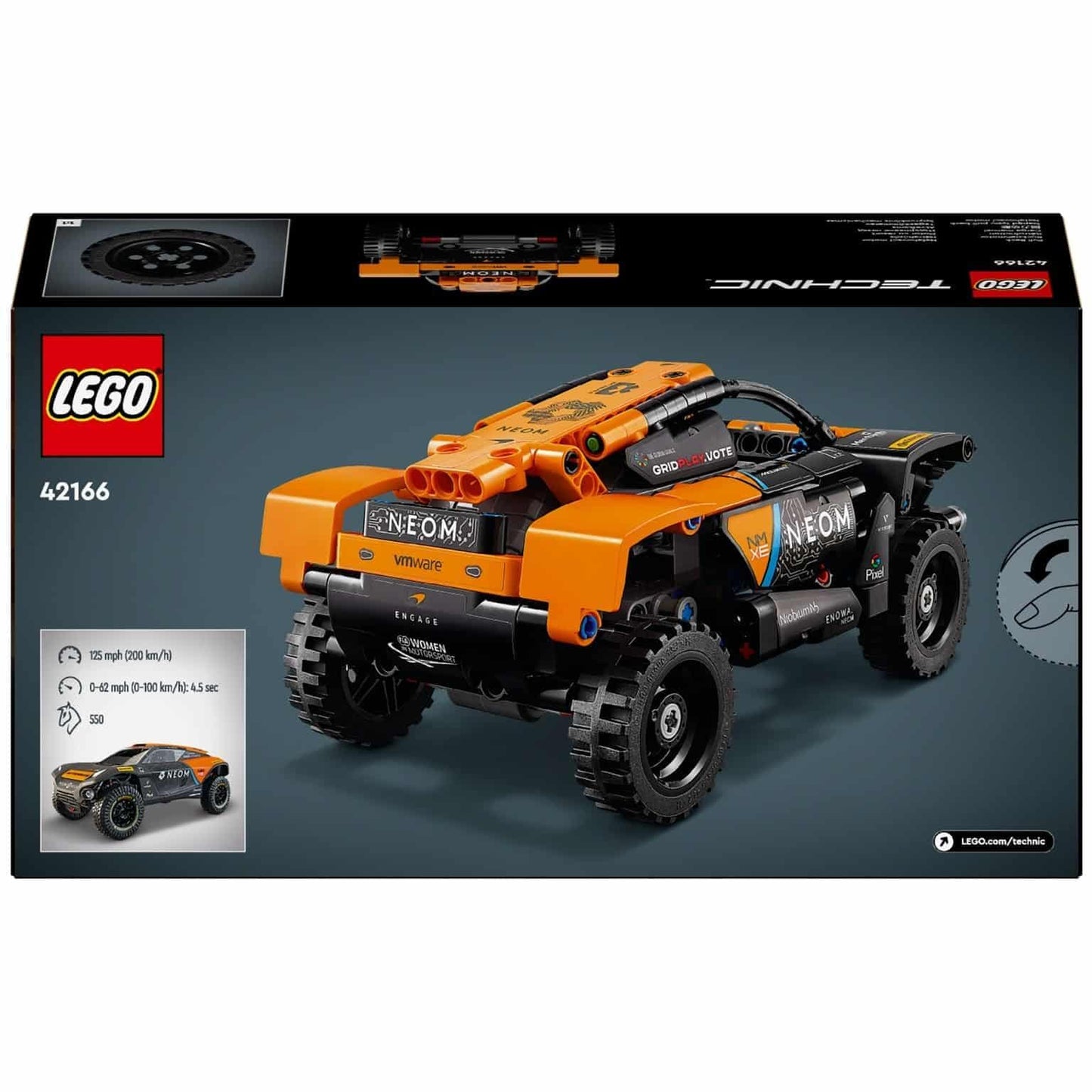 Apresentamos Lego Technic - NEOM McLaren Extreme E Race Car com o SKU 664216624 recomendado para + 7 anos