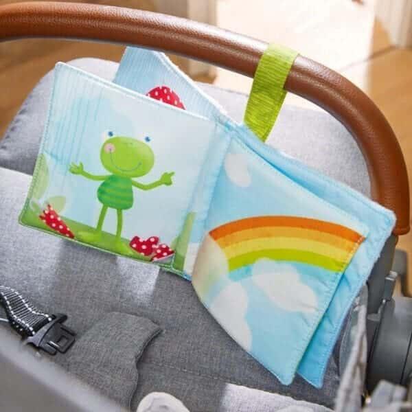 Apresentamos Livro de Tecido Arco-Íris com o SKU 810602822 recomendado para + 6 meses