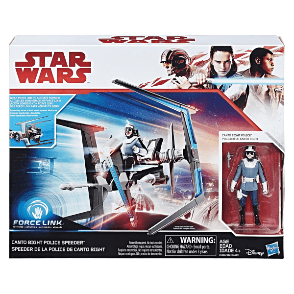 Apresentamos Nave Espacial Star Wars Canto Bight Police Speeder com o SKU 23124918 recomendado para + 4 anos