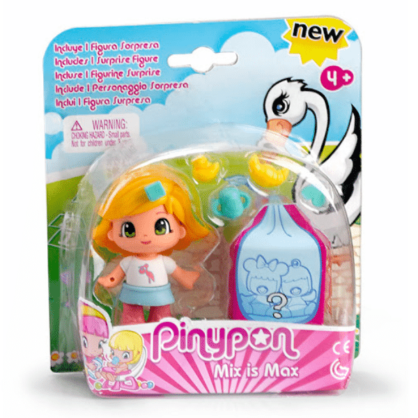 Apresentamos PinyPon bebé surpresa cabelo loiro com o SKU 641408618 recomendado para + 4 anos