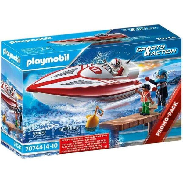 Apresentamos Playmobil Lancha com motor subquático com o SKU 657074422 recomendado para + 4 anos