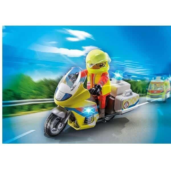 Apresentamos Playmobil Mota de Emergência com luz com o SKU 657120523 recomendado para + 4 anos