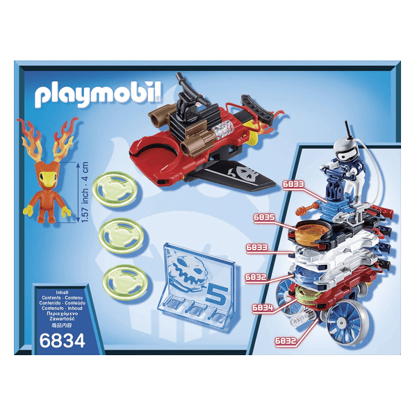 Apresentamos Playmobil Robot de Fogo Com Lançador com o SKU 65683417 recomendado para + 5 anos