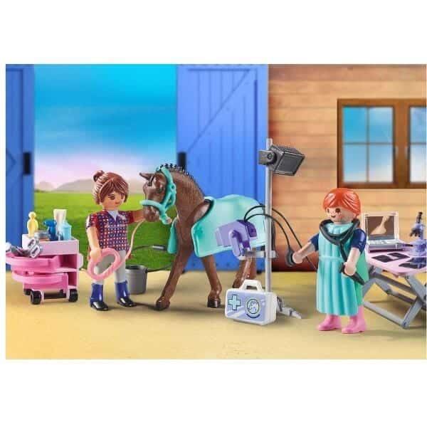 Apresentamos Playmobil Veterinário de cavalos com o SKU 657124123 recomendado para + 4 anos