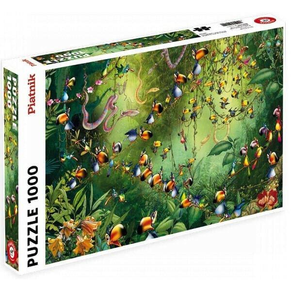 Apresentamos Puzzle 1000 peças Tucanos na Selva com o SKU 86549121 recomendado para + 12 anos