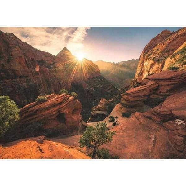 Apresentamos Puzzle 1000 peças Zion Canyon EUA com o SKU 861675421 recomendado para + 14 anos