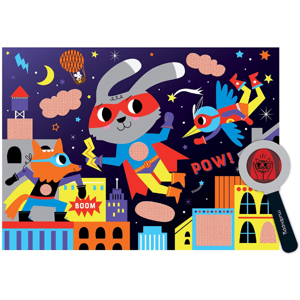 Apresentamos Puzzle Imagem Secreta Super Heróis com o SKU 275575719 recomendado para + 3 anos