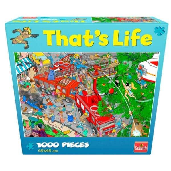 Apresentamos Puzzle That`s Life Brigada de Bombeiros com o SKU 841926021 recomendado para + 12 anos