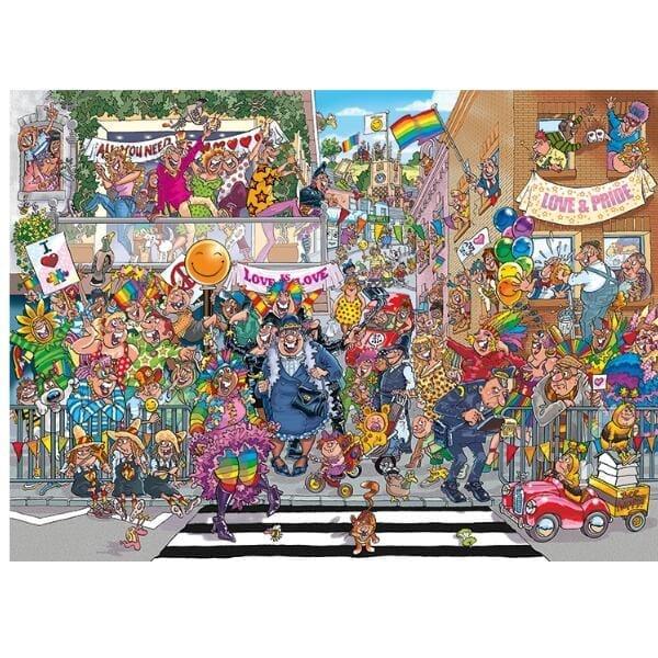 Apresentamos Puzzle Wasgij ? 1000 pcs - A piece of Pride! com o SKU 81918123 recomendado para + 12 anos