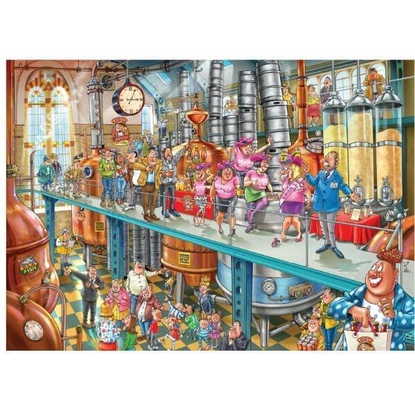 Apresentamos Puzzle Wasgij? 1000 pçs - Trouble Brewing! com o SKU 82500623 recomendado para + 12 anos