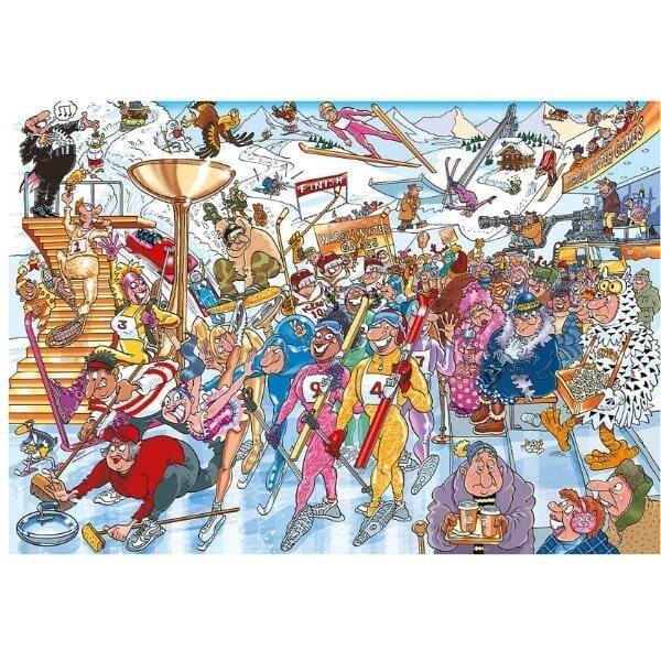 Apresentamos Puzzle Wasgij? 1000 pçs - Winter Games com o SKU 82501223 recomendado para + 12 anos