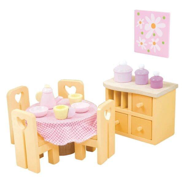 Apresentamos Sugar Plum Sala de jantar com o SKU 40004919 recomendado para + 3 anos