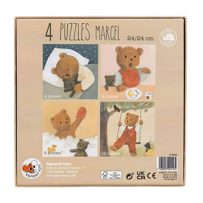 4 Puzzles Marcel 24 cm