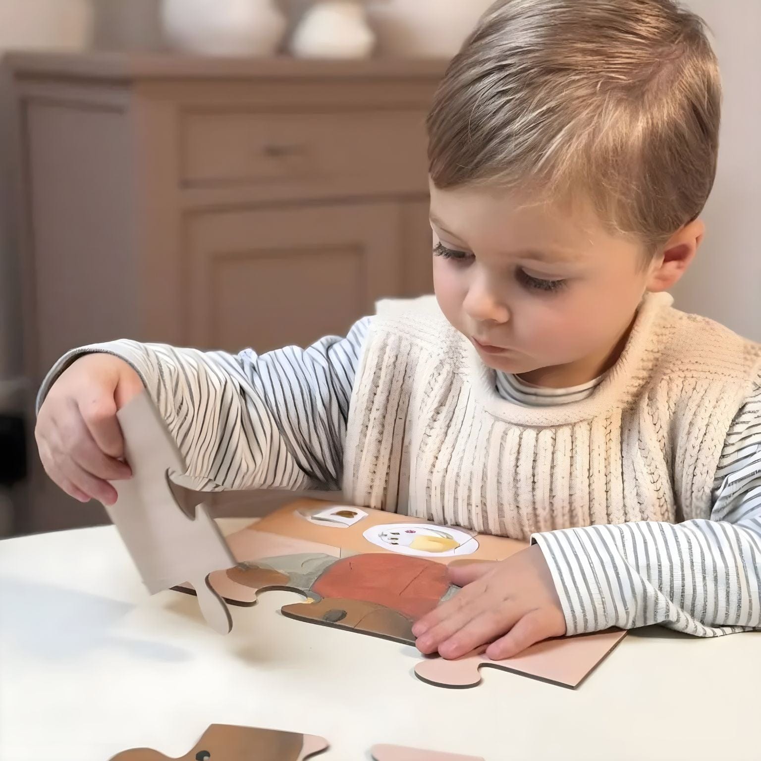 Apresentamos 4 Puzzles Marcel 24 cm com o SKU 727006425 recomendado para + 2 anos