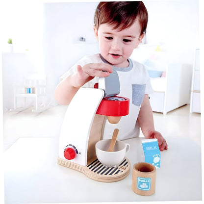 Menino a brincar com A minha Máquina de café