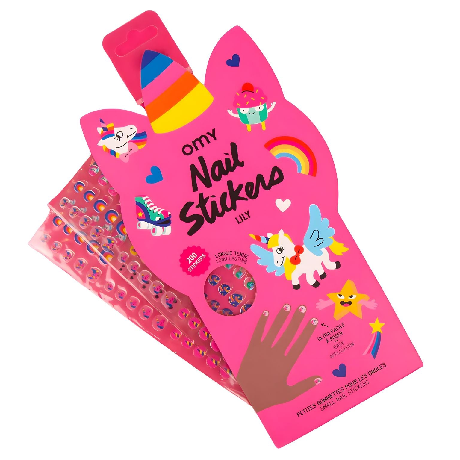 Autocolantes para as unhas -  Unicórnio Lily