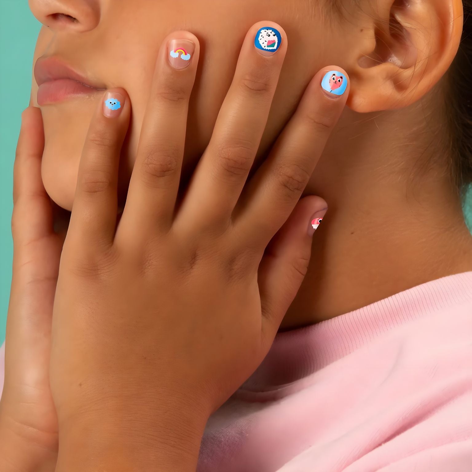 Autocolantes para as unhas -  Unicórnio Lily