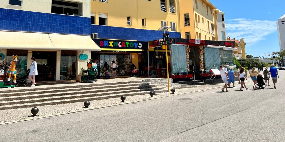 Fachada da loja Brincatoys na Marina de Vilamoura