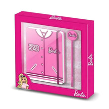 Barbie Varsity diário cor-de-rosa com caneta fashion em caixa Barbie