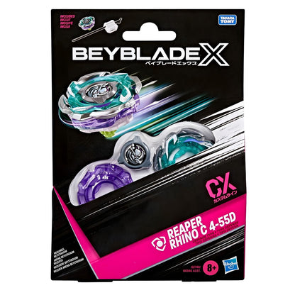 Beyblade X Reaper Rhino C 4-55D — imagem principal do conjunto CX da Hasbro