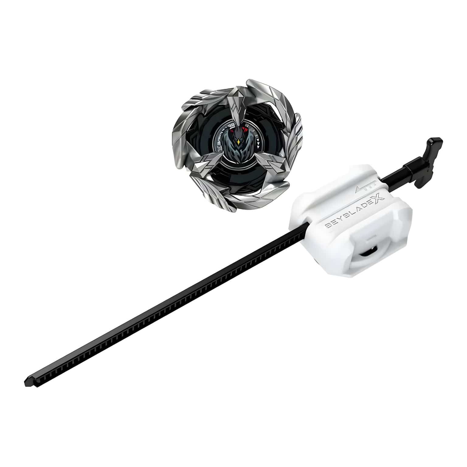 Detalhe do Beyblade Feather Phoenix 2-60NX para batalhas de ação
