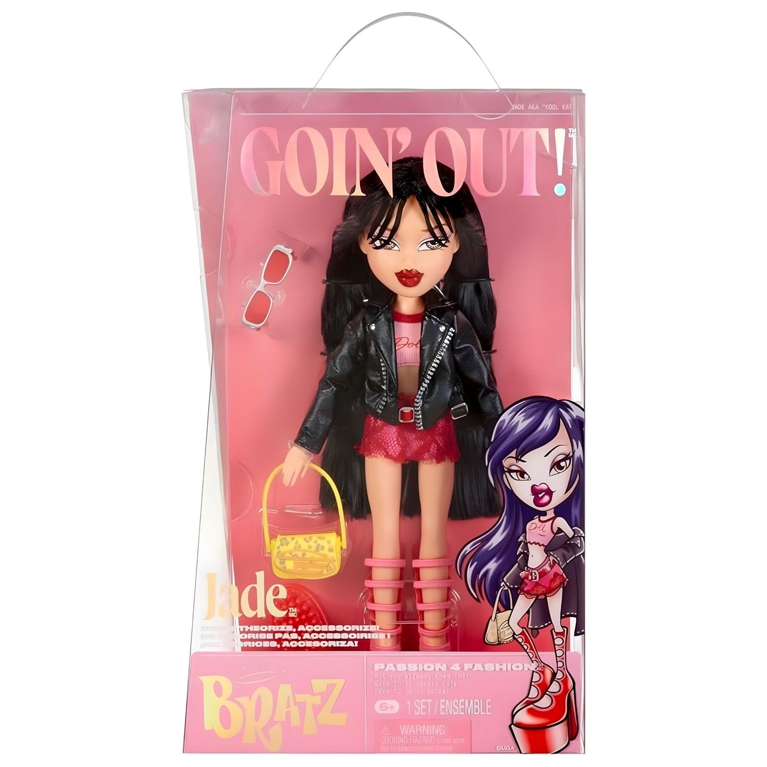 Boneca Bratz Goin Out Jade com visual fashion