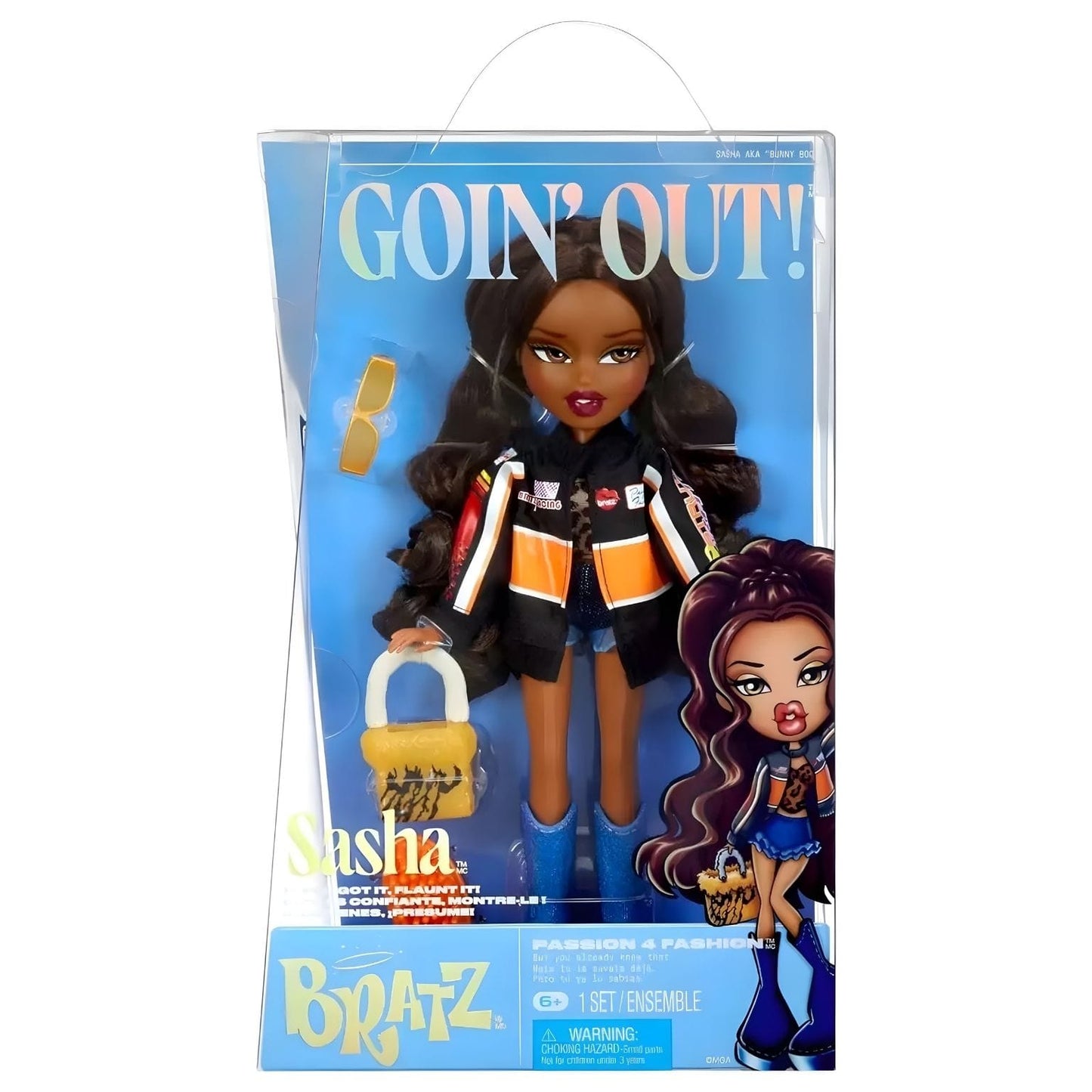 Boneca Bratz Goin Out Sasha com visual fashion