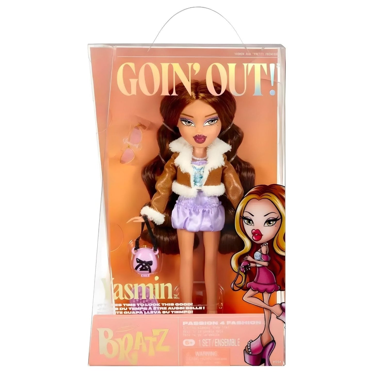 Boneca Bratz Goin Out Yasmin com visual fashion