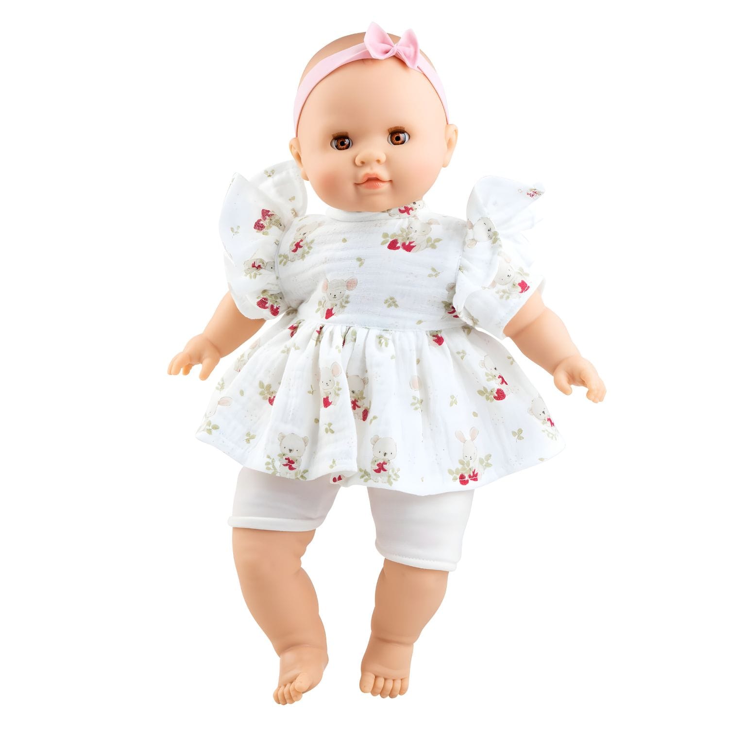 Boneca Julia com corpo mole 36 cm para brincadeiras de cuidado
