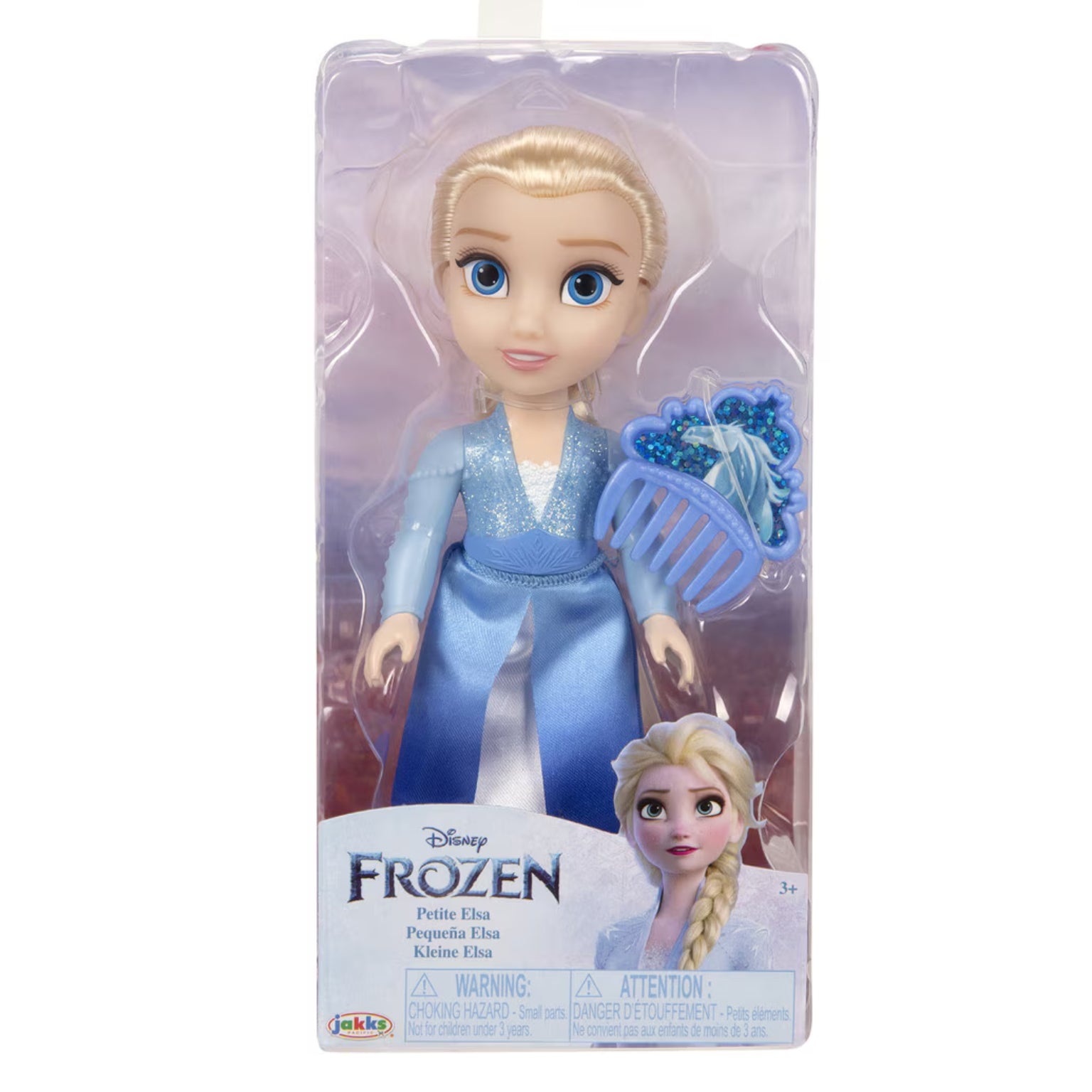 Boneca Princesa Disney – Elsa com vestido azul