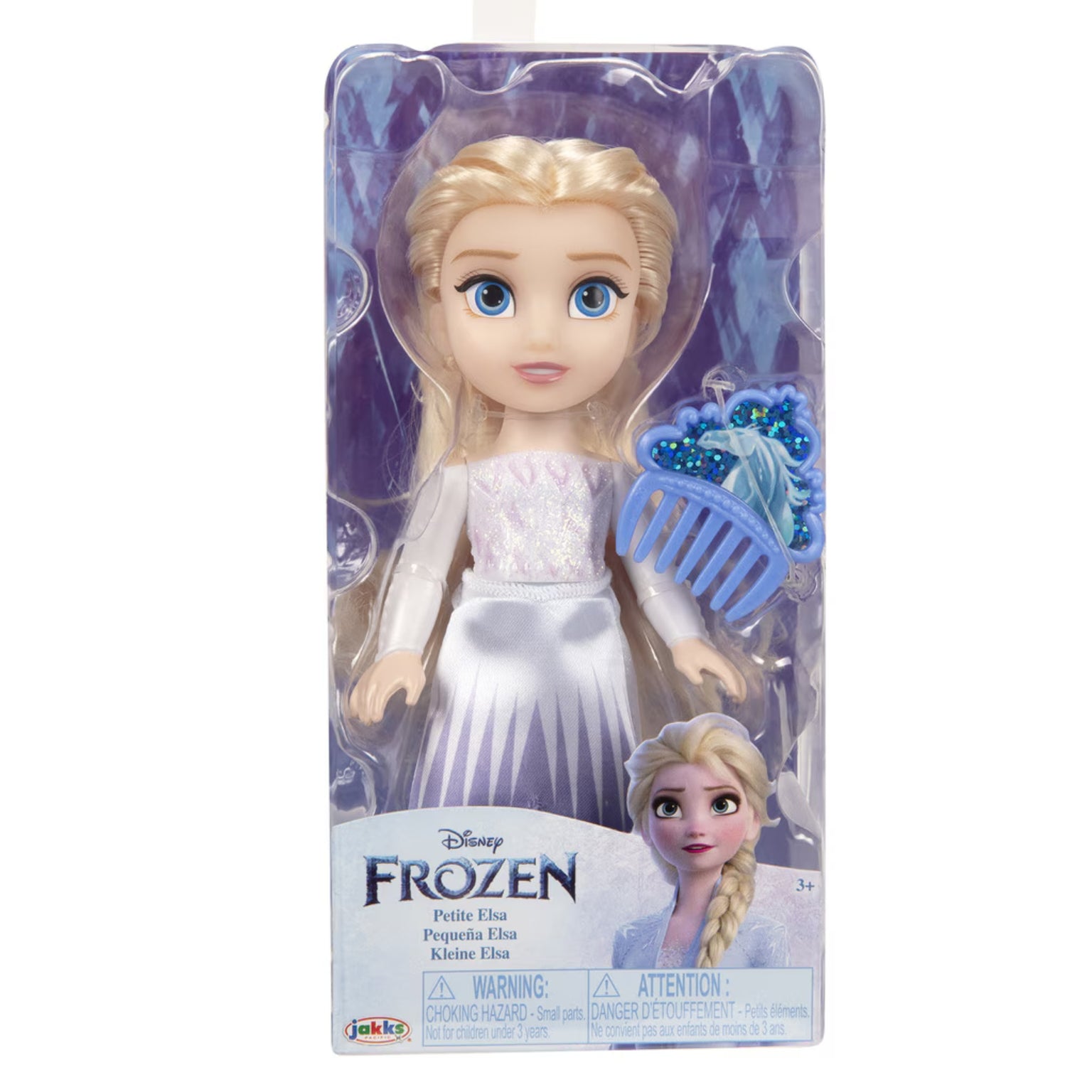 Boneca Princesa Disney – Elsa com vestido prateado