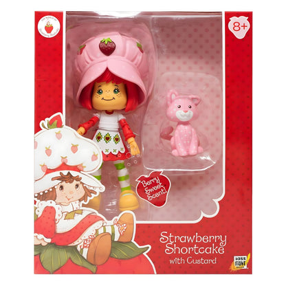 Boneca Strawberry Shortcake e Custard na caixa