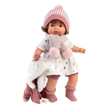 Boneca bebé Lola Chorona 38 cm para brincadeiras de cuidado e faz de conta