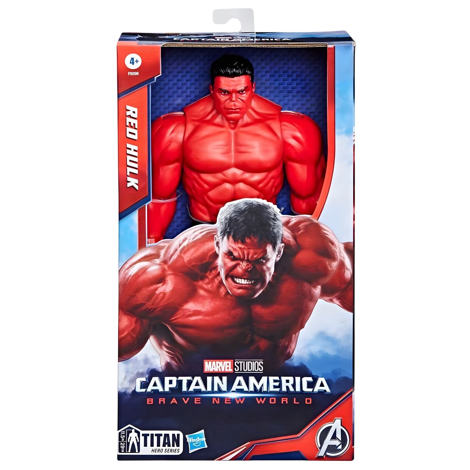 Boneco Marvel Titan Hero -  Hulk vermelho