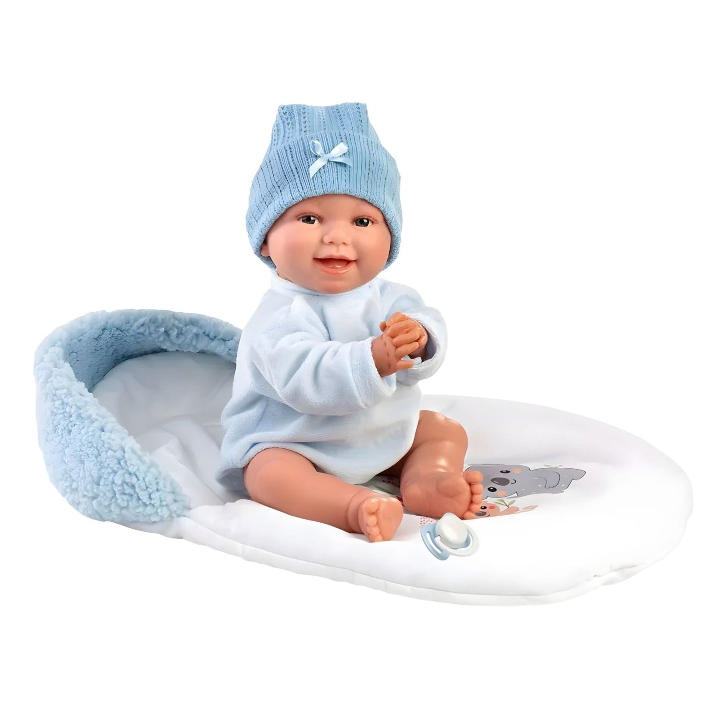 Boneco Liam Sorrisos 38 cm com expressão ternurenta