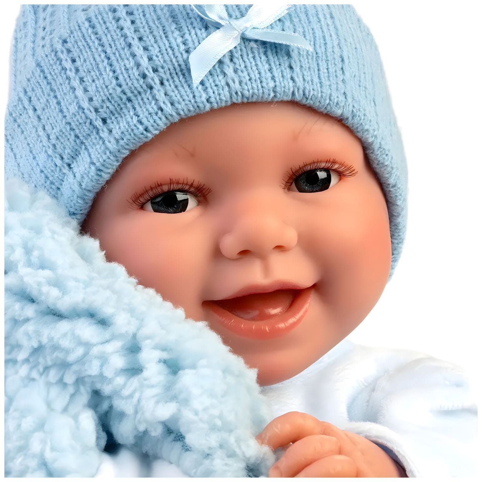 Boneco Liam Sorrisos 38 cm para brincadeiras de cuidado