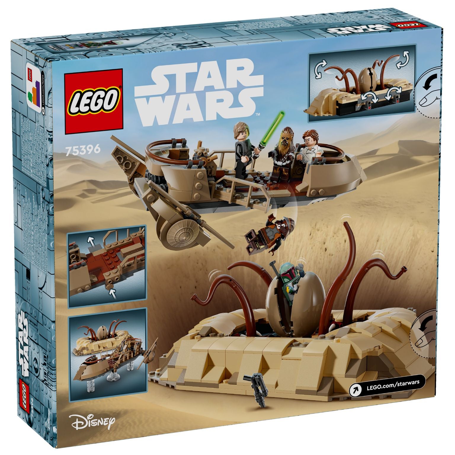 Lego Star Wars 75396 - Desert Skiff e Buraco de Sarlaccx