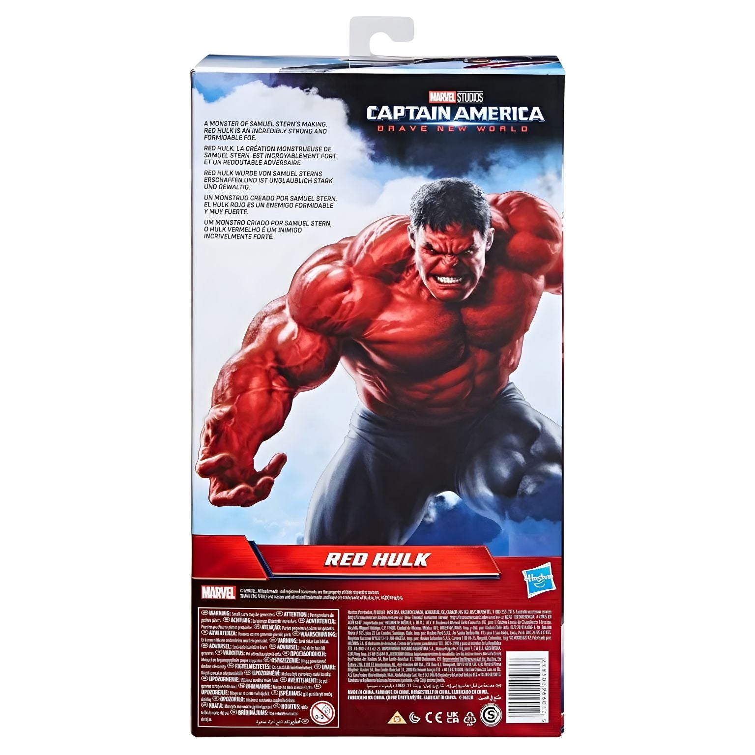Boneco Marvel Titan Hero -  Hulk vermelho