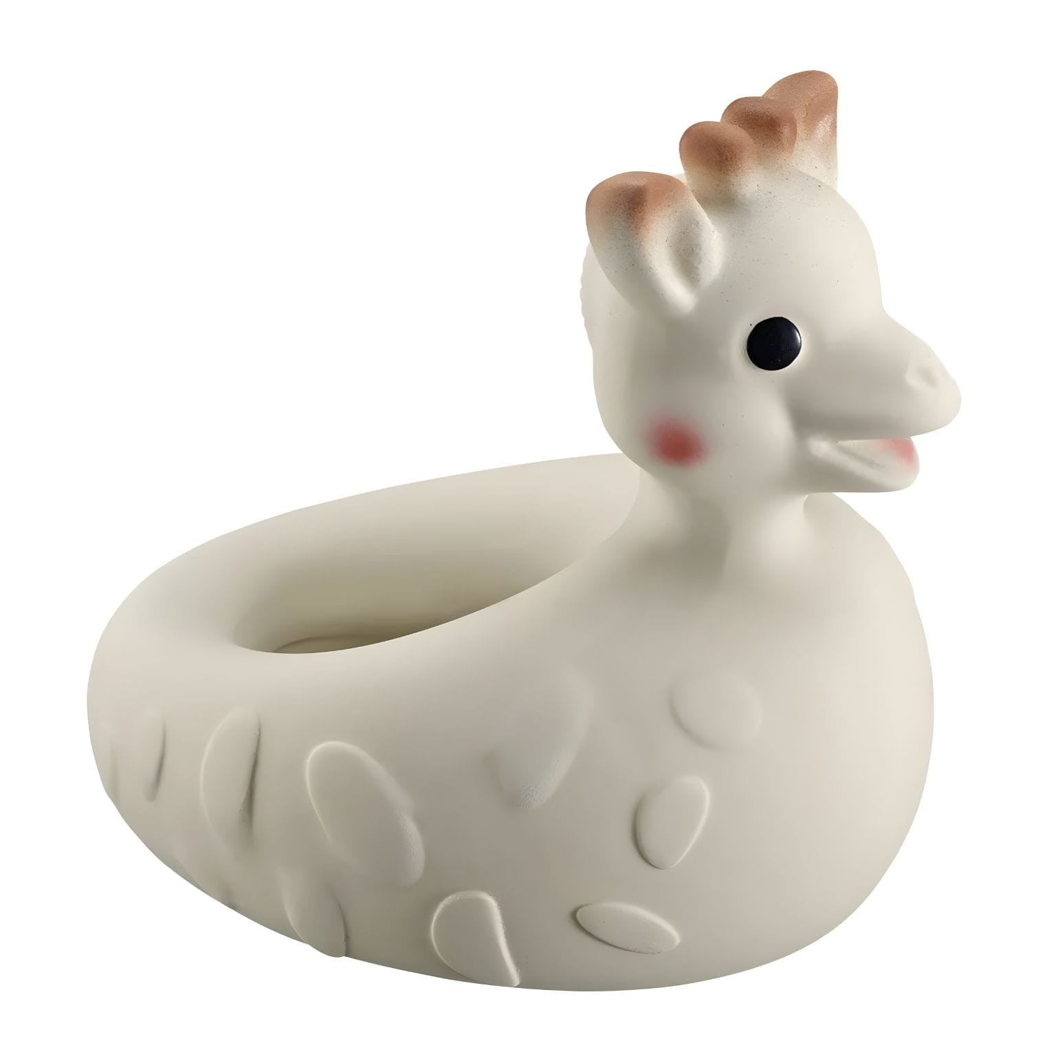 Bebé no banho com Brinquedo de banho Girafa Sofia em forma de girafa