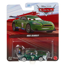 Cars Disney Nigel Gearsley em verde para brincadeiras de corrida