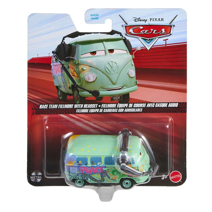 Cars Disney Race Team Fillmore com Auscultadores na embalagem