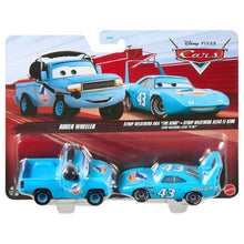 Cars Disney Pixar Roger Wheeler e The King em conjunto de corrida Dinoco