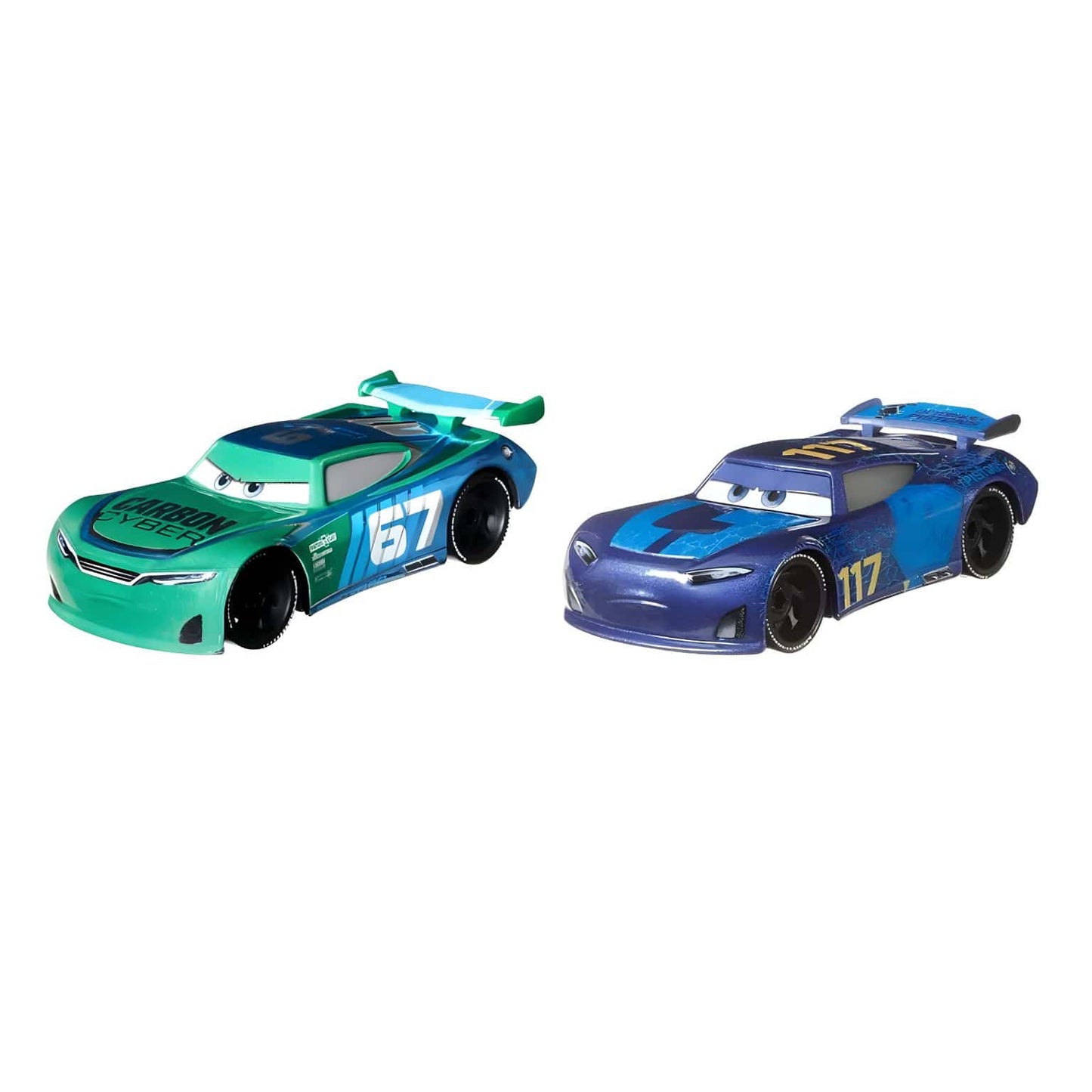 Jim Reverick e Spikey Fillups em embalagem Cars Disney