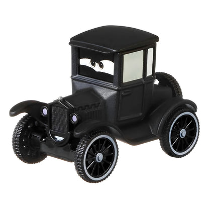 Cars Disney Lizzie de olhos semicerrados, vista de três quartos