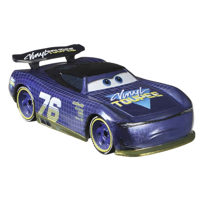 Cars Disney Will Rusch número 76, vista frontal de lado