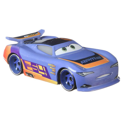 Cars Disney Barry DePedal roxo visto de frente