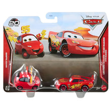 Pack Disney Pixar Cars com Maddy McGear e Lightning McQueen, duas miniaturas Mattel