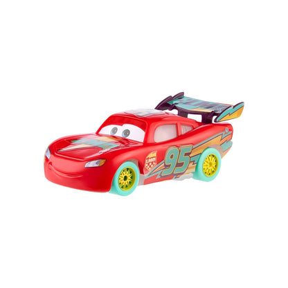 Lightning McQueen vermelho n.º 95 com jantes turquesa, do pack Cars Lightning McQueen e Mater