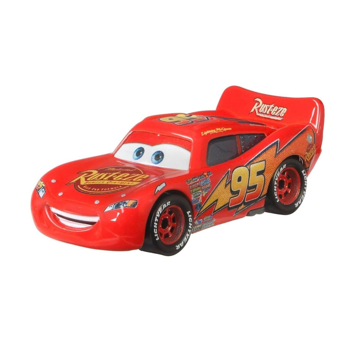 Conjunto Mattel Disney Pixar Cars com os dois carros Maddy McGear e Lightning McQueen