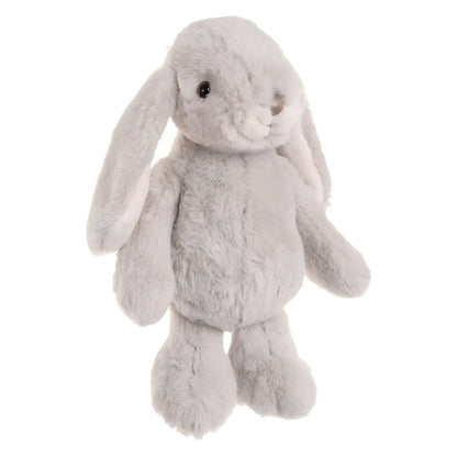 Coelho de Peluche Kanini azul pálido com orelhas compridas e expressão meiga